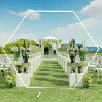 Arche de Mariage Hexagonale