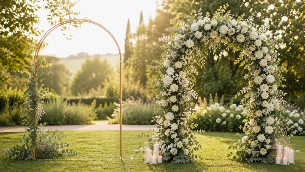 Comparatif location et achat arche de mariage avec prix